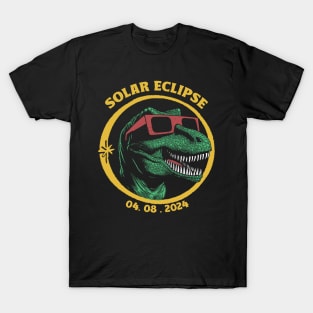 Total Solar Eclipse T-rex April 8 2024 T-Shirt